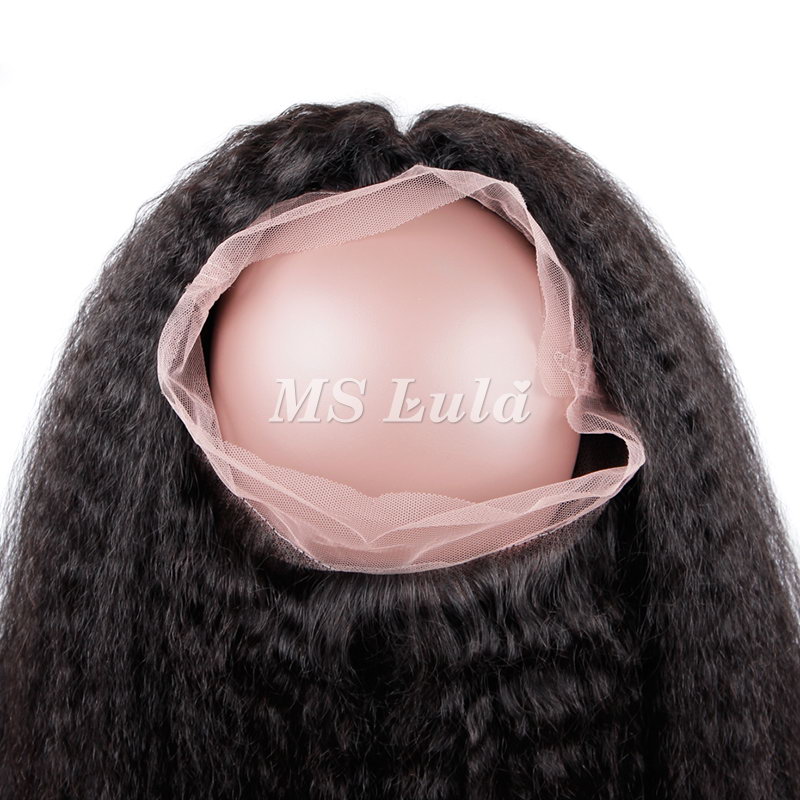 Virgin Hair Kinky Straight 360 Transparent Lace Frontal Closure 22.5x4x2 With Adjustable Strap - 图片 6